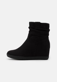 Anna Field Bottines compensées - black
