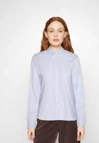 GANT - STRIPED SHIRT - Gombos blúz - light blue Miniatűr kép 1