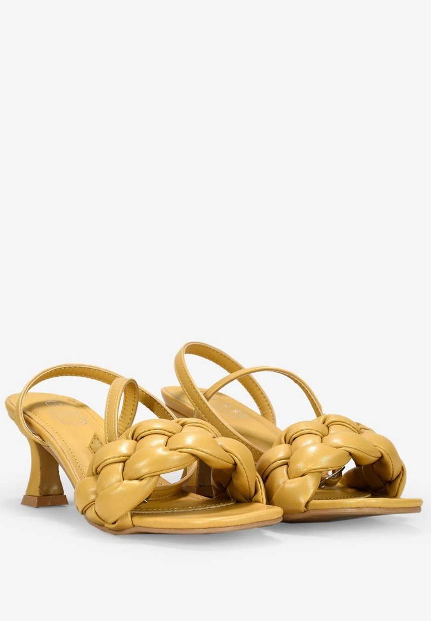Bosanova TACÓN - Sandalias - mostaza - Zalando.es