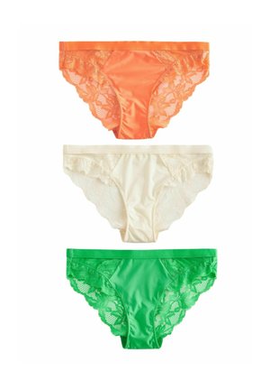 Next 3 PACK - Kratke gaće - green orange cream