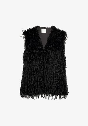 Betty & Co, BETTY & CO MIT FRANSEN KUNSTFELL-WESTE - Veste sans manches - schwarz