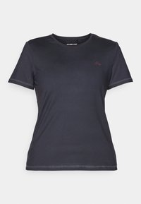 ONPFONT LIFE ON TEE - T-Shirt basic - blue graphite/beaujolaise