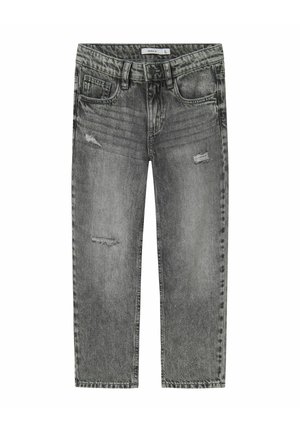 NKMSILAS - Traperice opuštenog kroja - medium grey denim