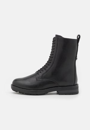 Bottines à lacets - black