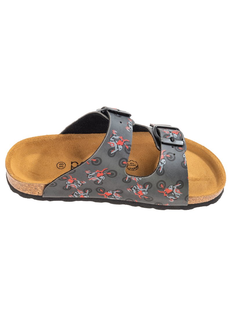 Kinder Sneaker | Palado Hausschuh print dunkelgrau bike/grau - MF52714 Kinder Sneaker | Palado Hausschuh print dunkelgrau bike/grau - MF52714