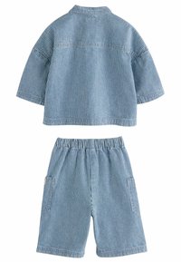 SET - Broek - blue ticking stripe