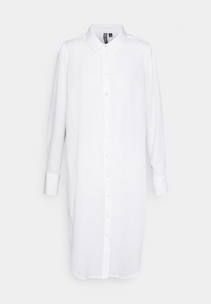 PCNIRA SHIRT DRESS - Košilové šaty - cloud dancer/solid