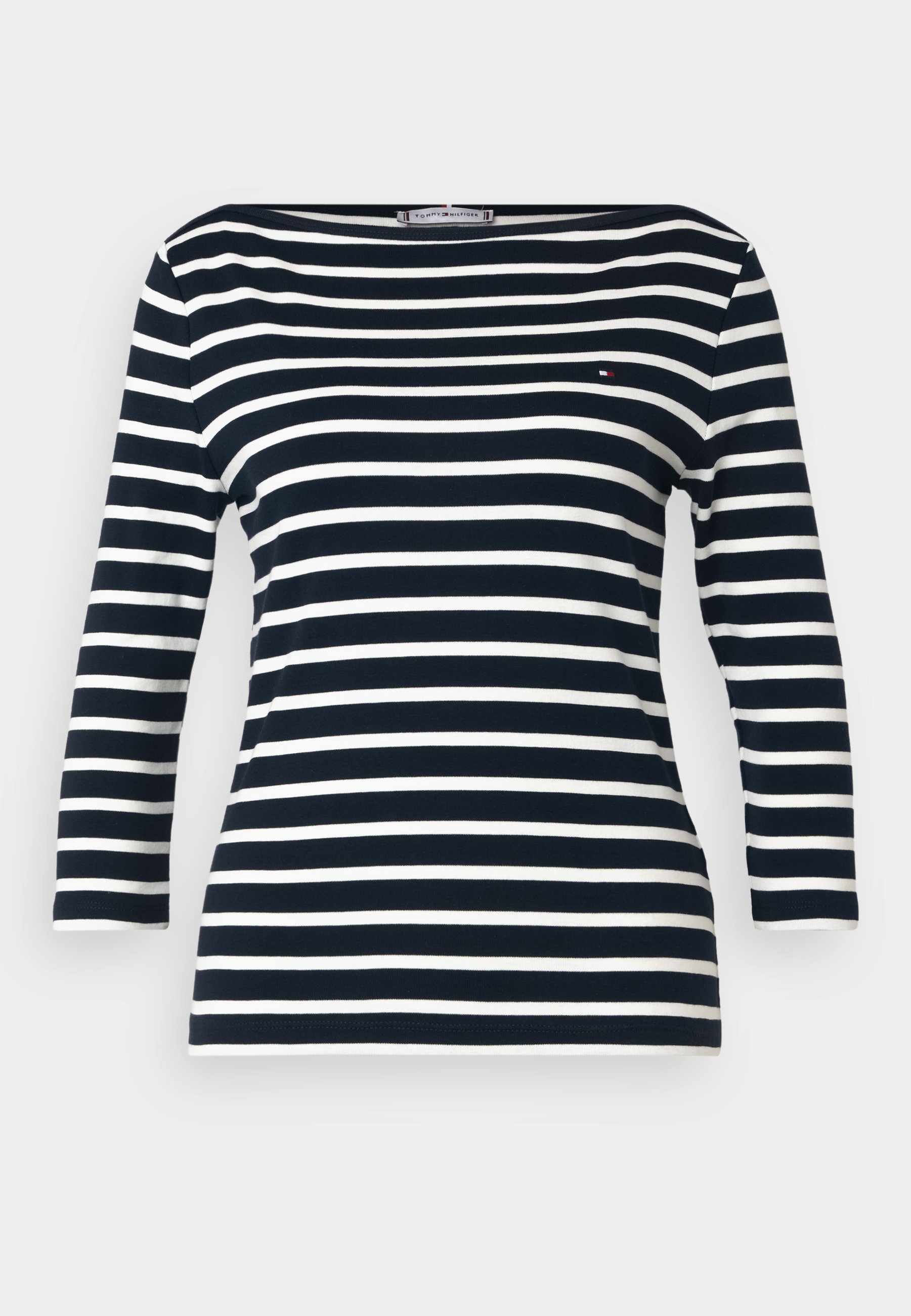 Tommy Hilfiger SLIM CODY BOAT - Long sleeved top - desert