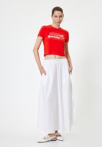 Koton BOWTIE - Camiseta estampada - red