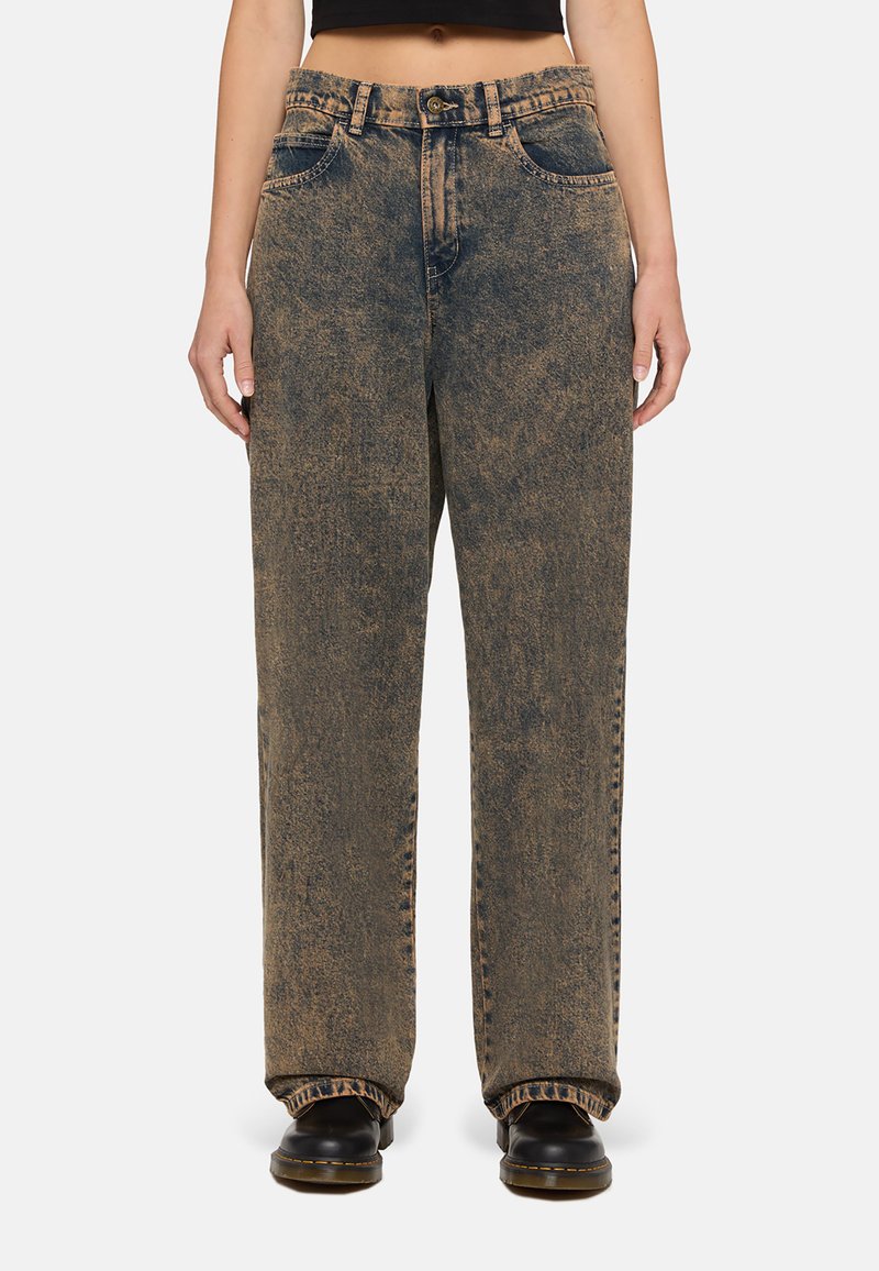 Dickies HERNDON - Jeans relaxed fit - overdye brown wash
