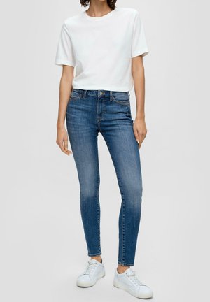 Slim fit jeans - dark-blue denim