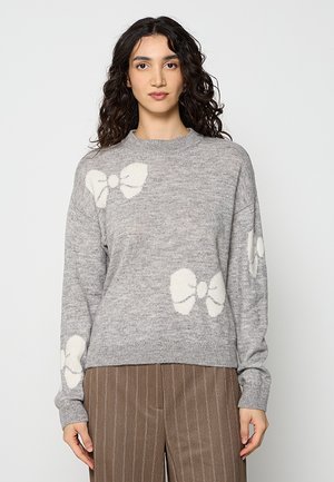 FLORIS O-NECK - Strikkegenser - formal gray
