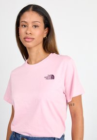 The North Face MOUNTAIN PEAK FRAME - T-shirts med print - midnight mauve