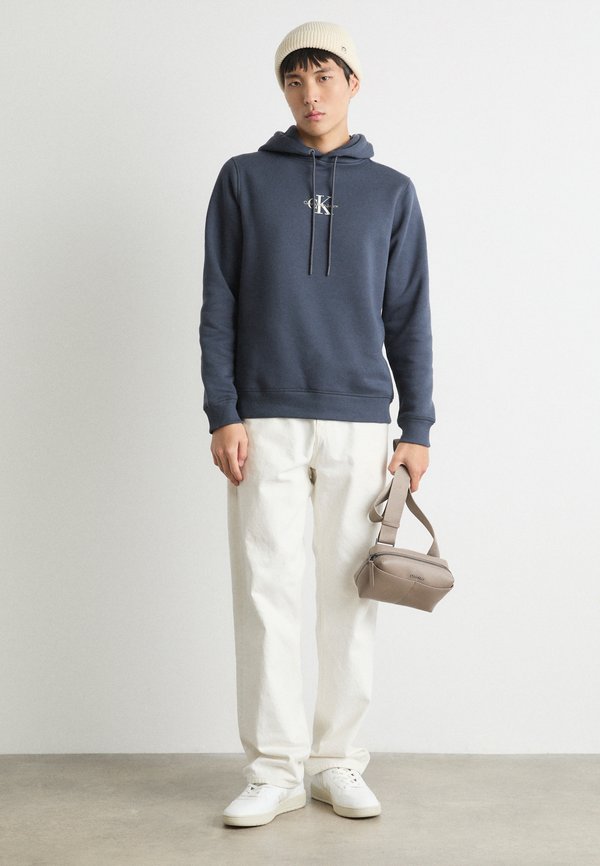 MONOLOGO HOODIE - Hoodie - ebony4