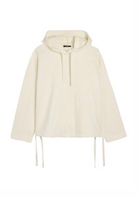 WITH DAISY PATCH - Sweat à capuche - off white