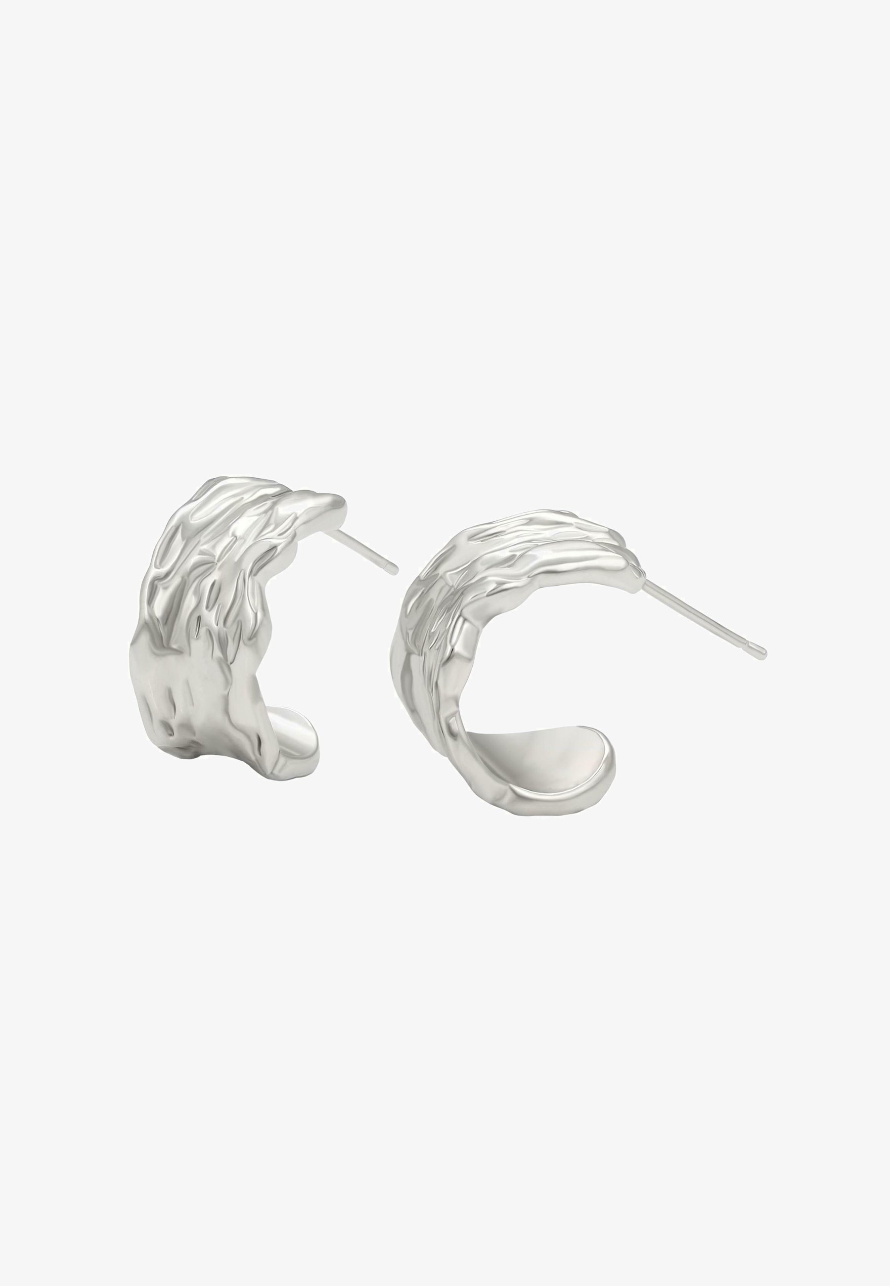 Orecchini A Cerchio Rettangolari Lucky Brand Con Fiore Color Argento: Il Tocco Chic Che Cercavi
