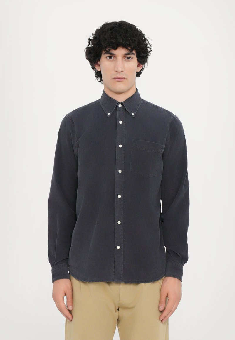 CLOSED BUTTON DOWN SHIRT - Overhemd - dark night