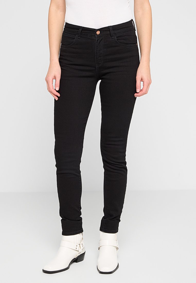 Wrangler Jeans Skinny Fit zwart