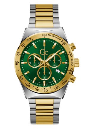 GC CLUBHOUSE - Chronograph watch - silver coloured & yellow gold-coloured