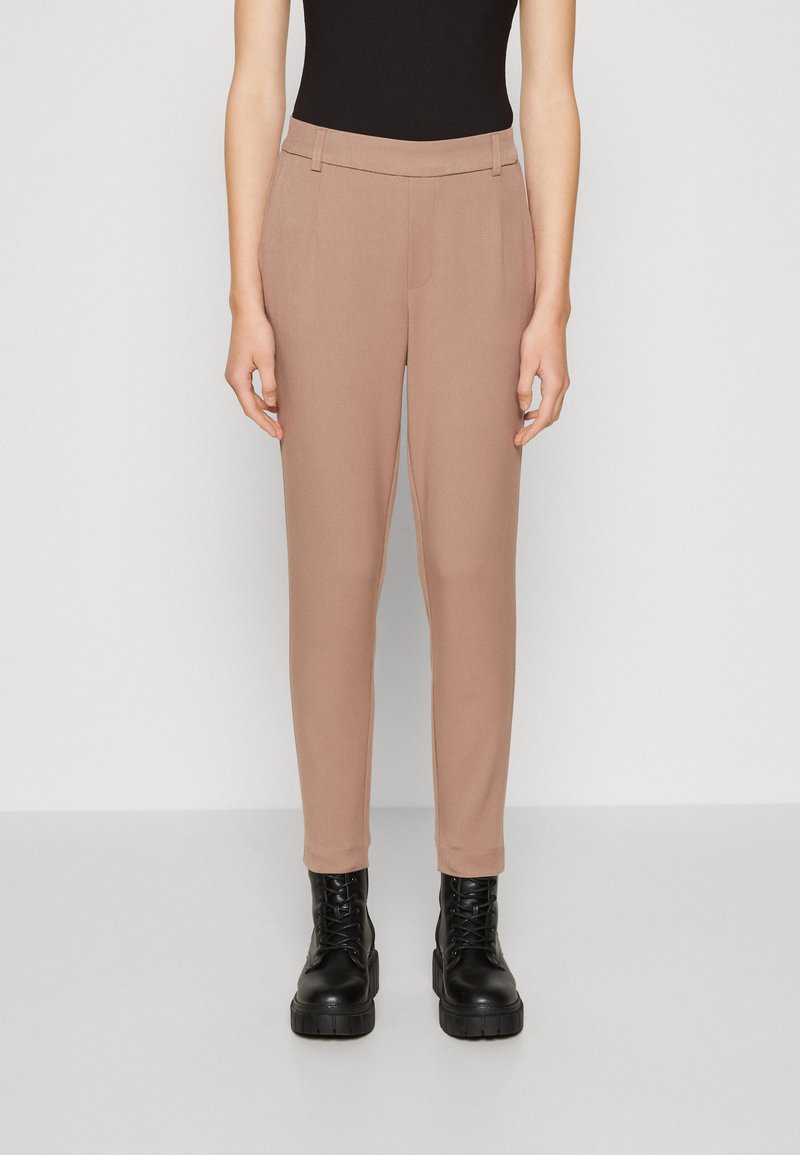 VILA VIVARONE HW SLIM- NOOS - Pantaloni - sandshell/sabbia