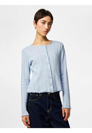 PCMARIE POIN NOOS - Chaqueta de punto - cashmere blue