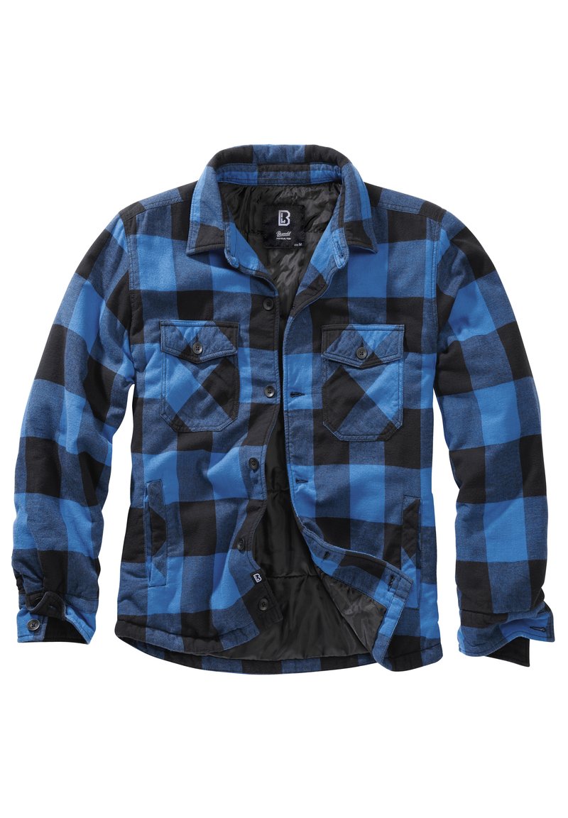 Brandit - LUMBERJACKET - Übergangsjacke - black/blue, Vergrößern
