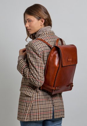 The Bridge, THE BRIDGE ZAINO DONNA IN PELLE UNISEX - Mochila - marrone