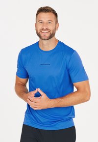 Endurance T-shirt med print - blauw