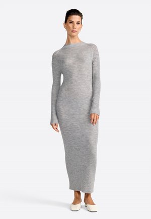 Rich & Royal MIDI - Robe pull - grey melangé