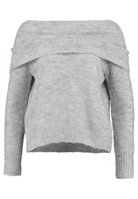 ONLY Stickad tröja - mottled light grey