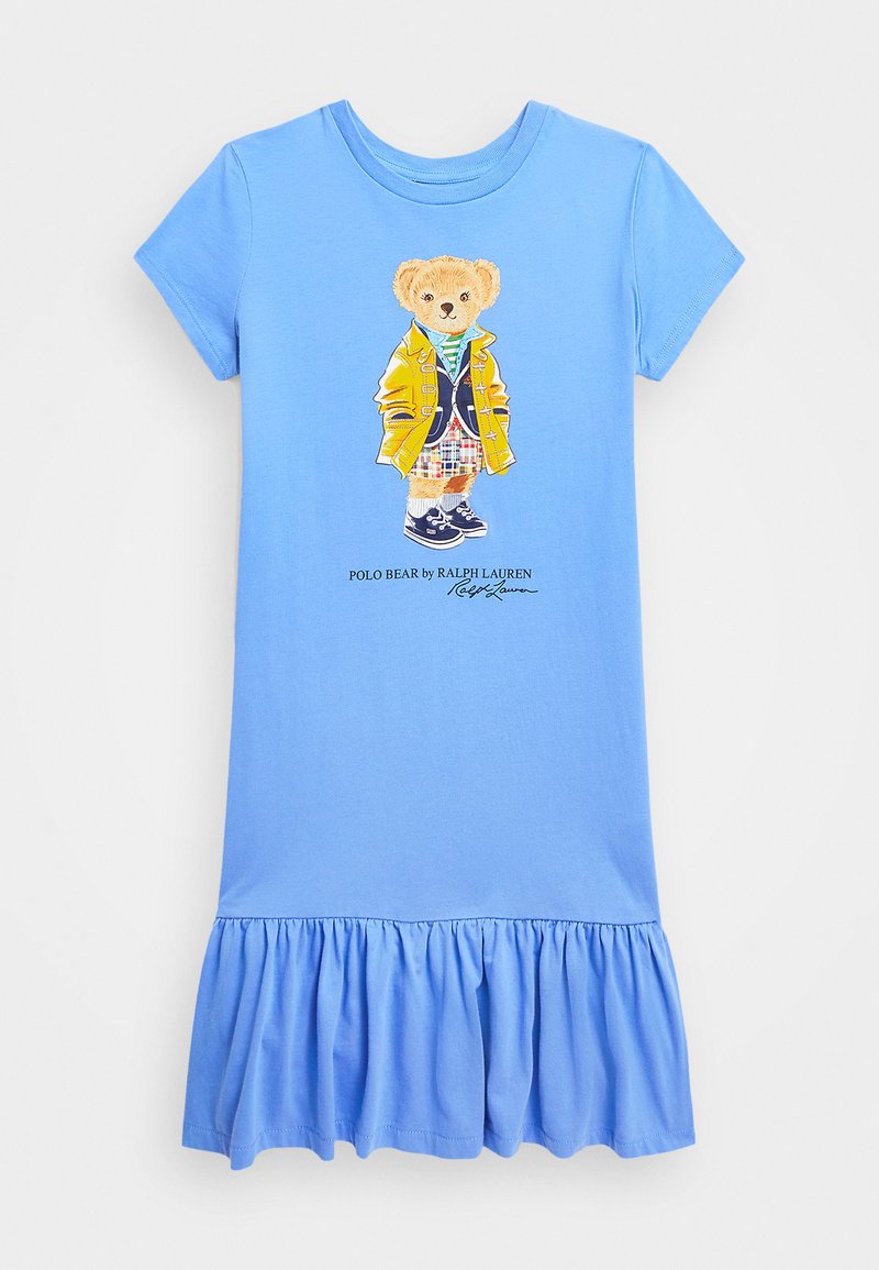 Polo Ralph Lauren BEAR DAY DRESS Jersey dress harbor island blue