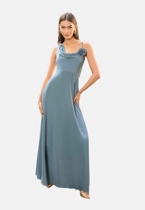 REGULAR FIT - BRIDESMAID FLUTTER SLEEVE COWL NECK  - Oblečenie na špeciálnu príležitosť - light blue