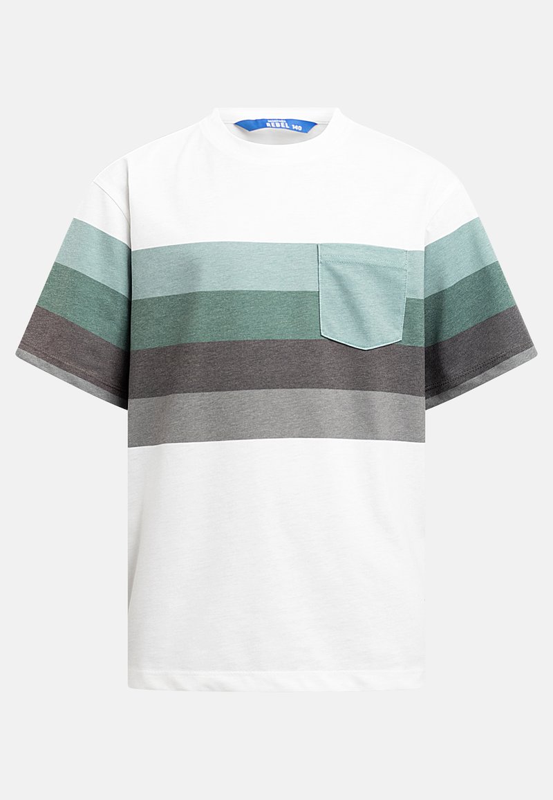 Redefined Rebel TEARON TEE BOXY FIT - Tricou cu imprimeu - evergreen ...