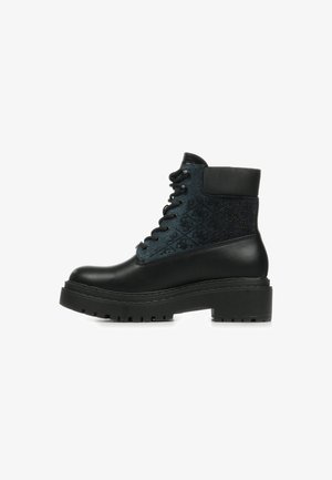 Guess, LEADSH - Schnürstiefelette - black