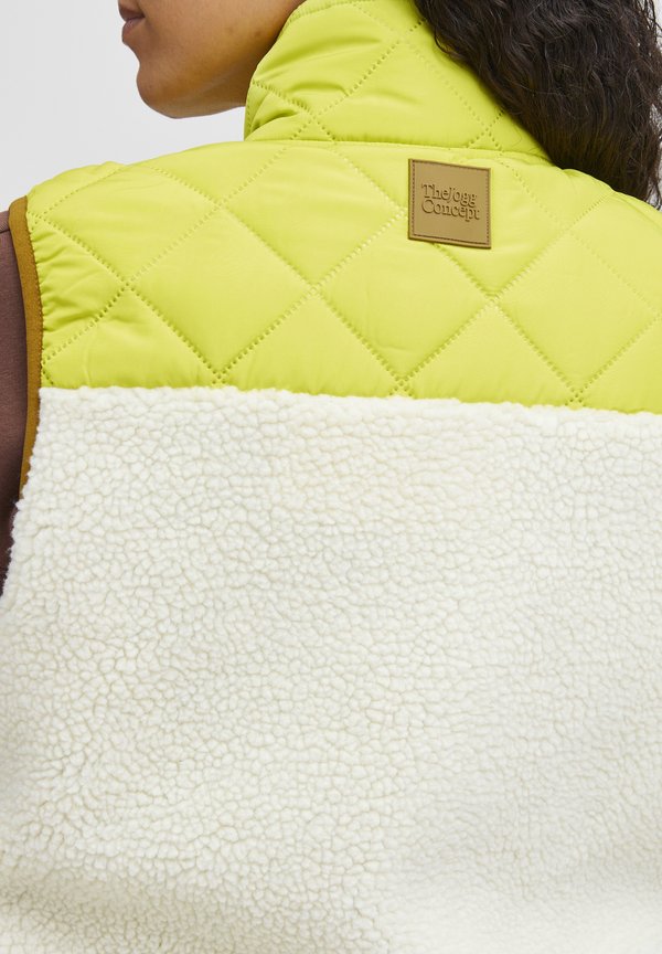 JCBerri TEDDY - Waistcoat - sulphur spring mix2