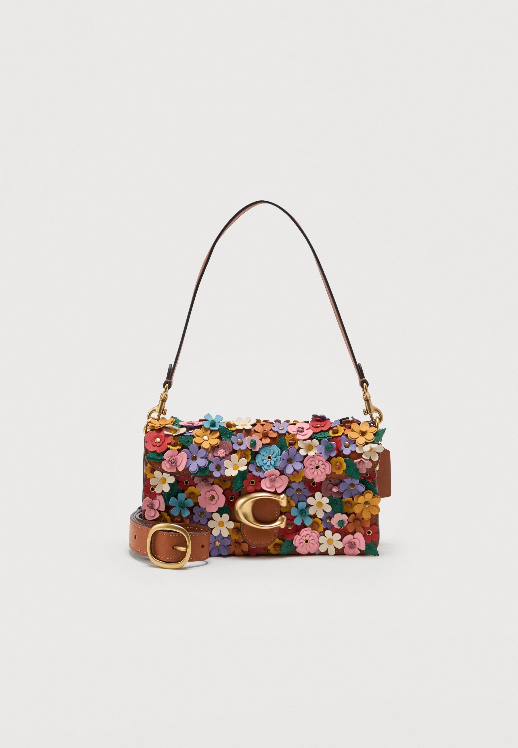 COACH FLORAL APPLIQUE TABBY SHOULDER BAG - Bolso de mano - multi