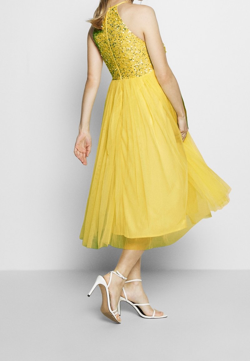 Maya Deluxe Maternity Cocktail dress / Party dress - yellow - (Pre-owned)