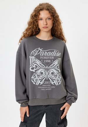 PRINTED - Sweater - anthracite