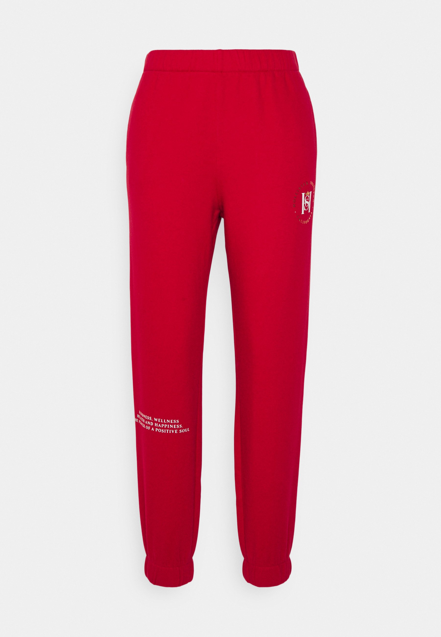 Hollister Co. CYBER DROP DAD JOGGER - Pantaloni sportivi - jester red/rosso  - Zalando.it