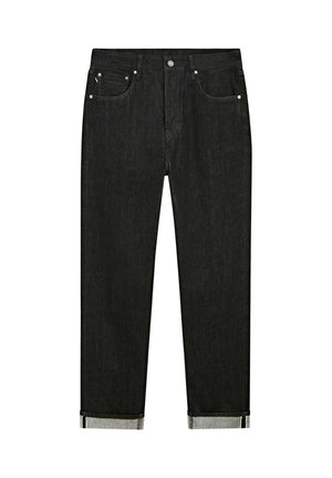 Massimo Dutti, SELVEDGE FIT JEANS - Jeans Straight Leg - black
