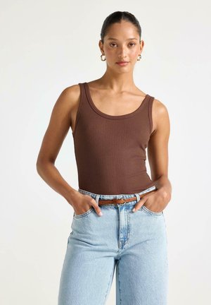 Lindex, Top - dark brown