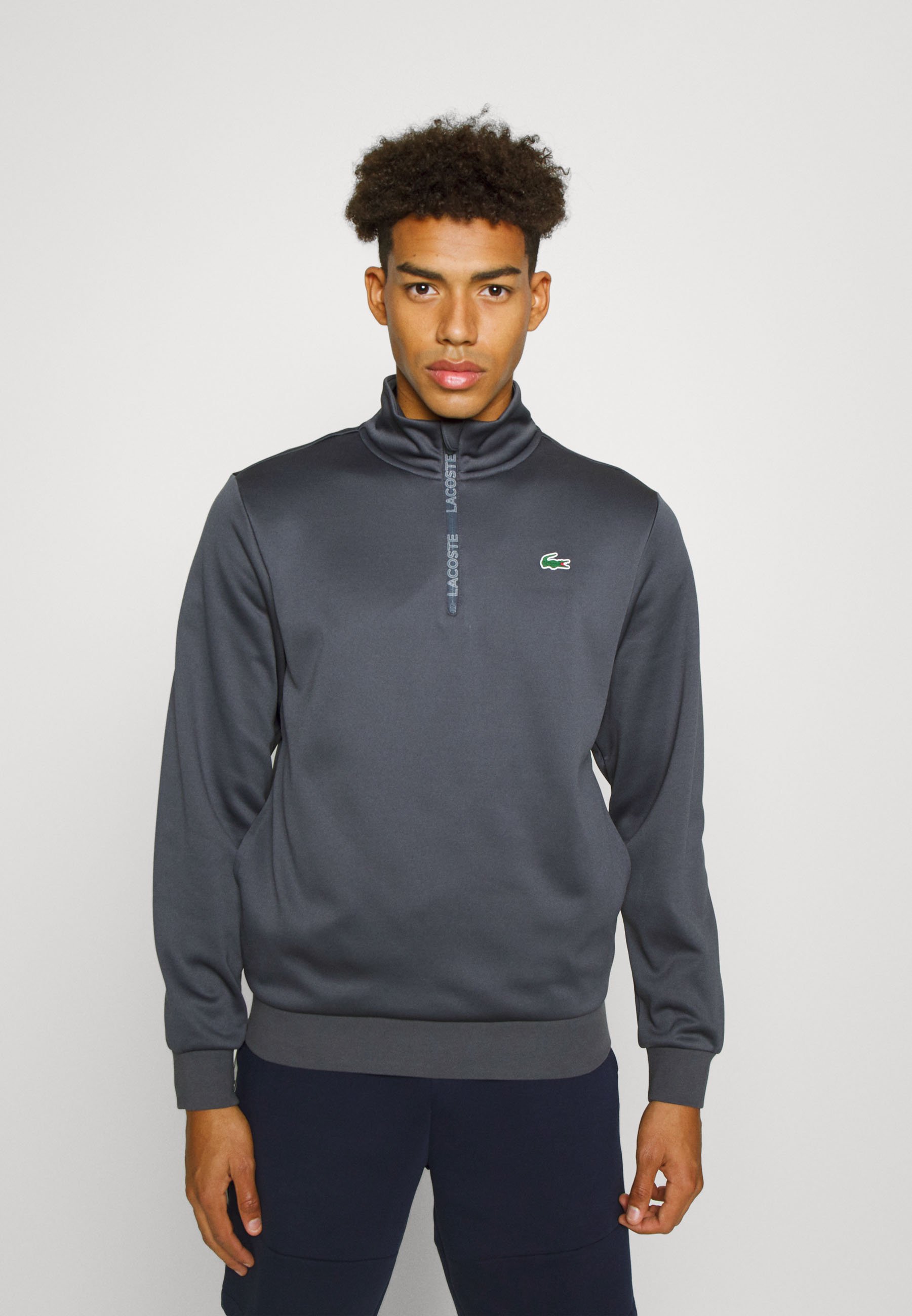 lacoste zip sweatshirt