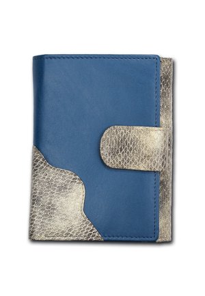 SCHLANGENOPTIK - Wallet - blau/grau