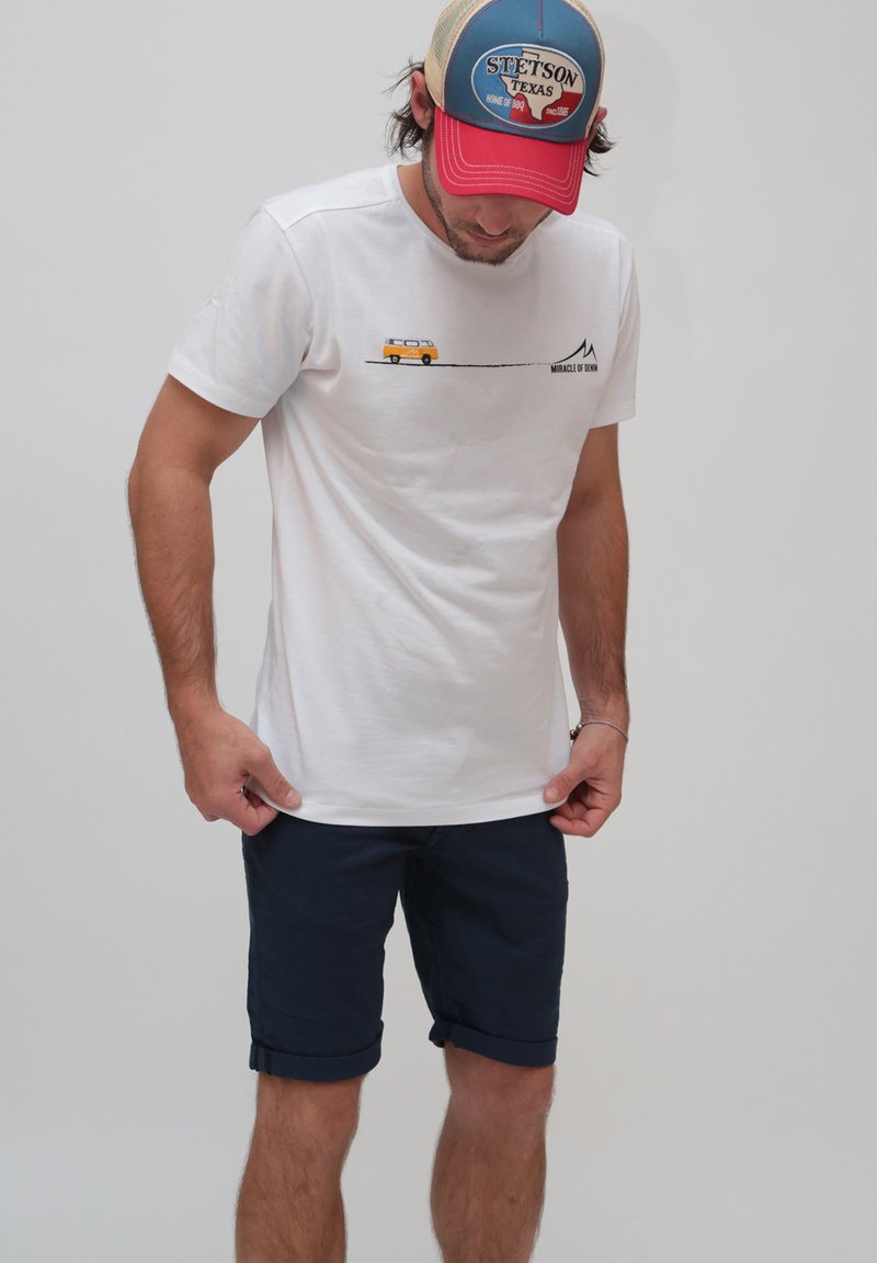 Herren Skinny Fit | Miracle of Denim THOMAS Jeans Shorts dunkelblau - EJ83864 Herren Skinny Fit | Miracle of Denim THOMAS Jeans Shorts dunkelblau - EJ83864
