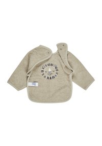 Sterntaler ÄRMEL LÖWE LEO - Lätzchen - steingrau