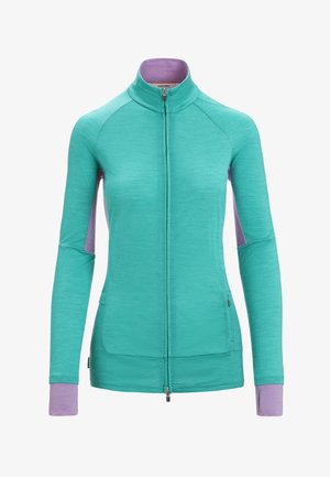 icebreaker Felpa con zip - light green
