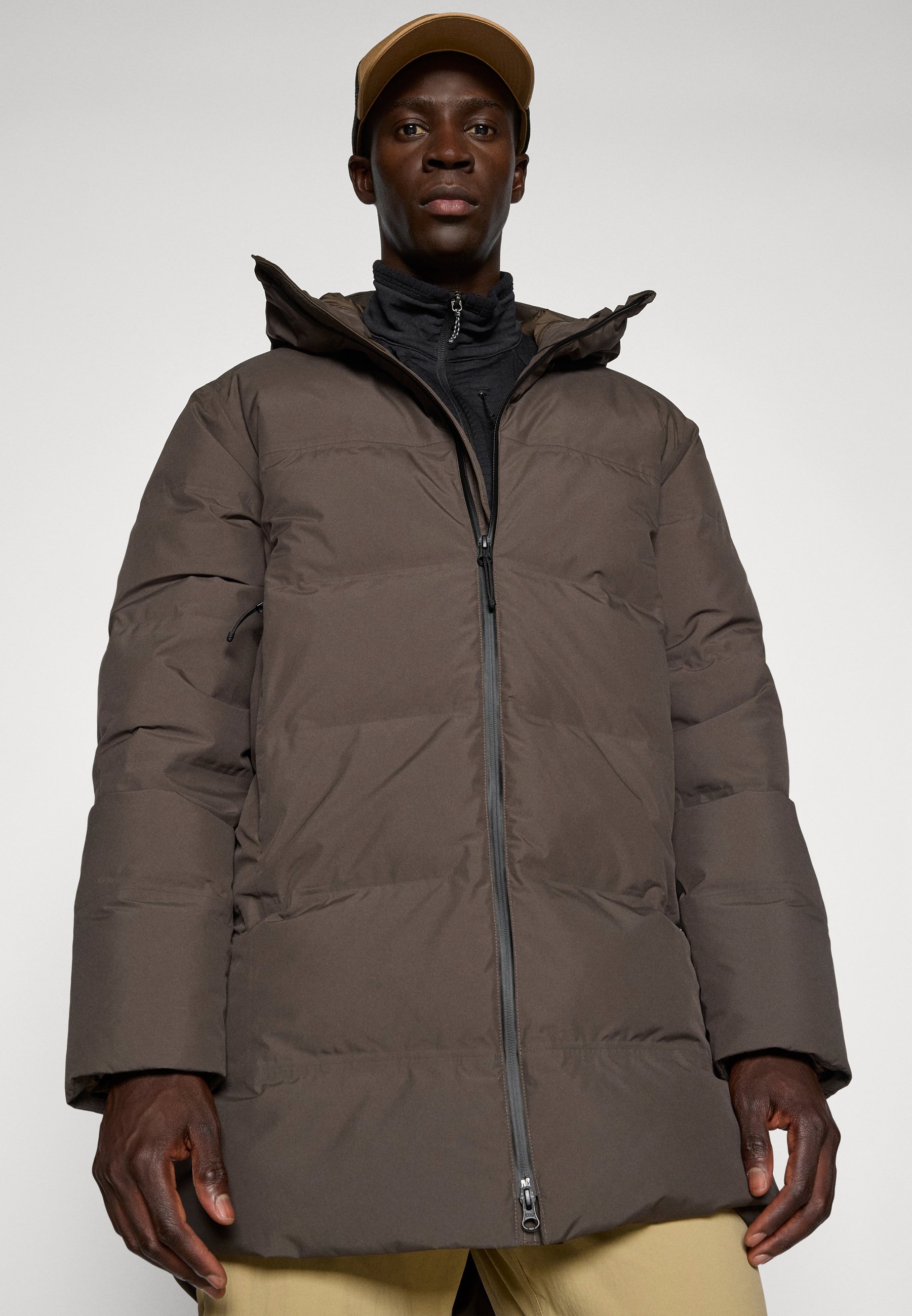 Patagonia JACKSON GLACIER PARKA - Down coat - otter brown/brown