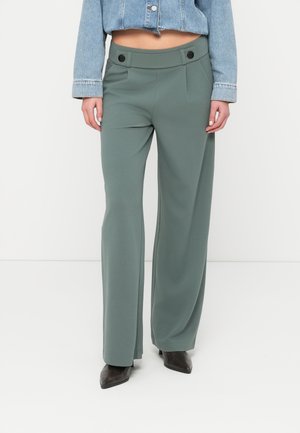 JDYGEGGO LIFE NEW PANT - Hlače - balsam green