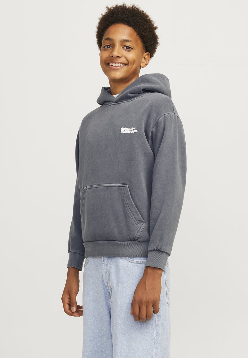 Jack & Jones Junior JORVERMONT WASH - Hoodie - grau