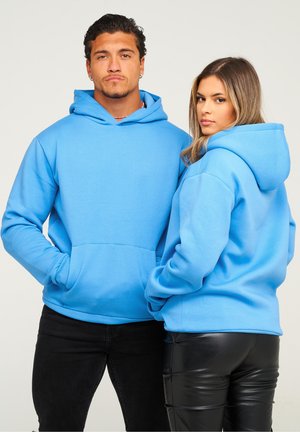 OVERSIZE HOODIE SWEATSHIRT TAREE - Kapuzenpullover - blue